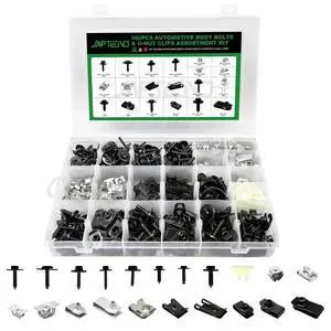 360PCS Automotive Body Bolts and U-Nut Clips Assortment Kit, 21 Sizes Body Clips and Fasteners for Fender Liner Bumper Splash Shield & Engine Cover Fits GM Ford Chrysler 360PCS Automotive Body Bolts and U-Nut Clips Assortment Kit, 21 Sizes Body Clips and Fasteners for Fender Liner Bumper Splash Shield & Engine Cover Fits GM Ford Chrysler