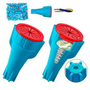 50PCS R3 Waterproof Wire Connectors, 20-10AWG Wires, Secure Waterproof Wire Nuts with Reliable Seal for Outdoor Use, Low Voltage Wire Connector for Landscape Lighting & Electrical Connections 50PCS R3 Waterproof Wire Connectors, 20-10AWG Wires, Secure Waterproof Wire Nuts with Reliable Seal for Outdoor Use, Low Voltage Wire Connector for Landscape Lighting & Electrical Connections