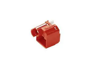 PSL-DCPLX Rj45 Plug Lock-in Device, 10 Devices (Red) and 1 Installation/Removal Tool (Black), Polycarbonate PSL-DCPLX Rj45 Plug Lock-in Device, 10 Devices (Red) and 1 Installation/Removal Tool (Black), Polycarbonate