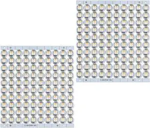 SK6812(WS2812B) RGBW LED Chips 200PCS RGB+Warm White Individually Addressable 5050SMD Module Pixels Light DC5V White PCB Chasing Dream Color for Christmas(No Adapter or Controller) SK6812(WS2812B) RGBW LED Chips 200PCS RGB+Warm White Individually Addressable 5050SMD Module Pixels Light DC5V White PCB Chasing Dream Color for Christmas(No Adapter or Controller)