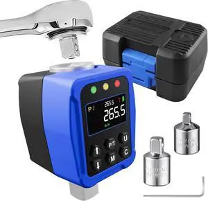 Digital Torque Adapter 1/2" Drive 1.1-22 Ft-lb/1.5-30 Nm, Digital Torque Wrench Converter with LCD Display ±1% Accuracy, for Bike & Motorcycle Maintenance DIY Digital Torque Adapter 1/2" Drive 1.1-22 Ft-lb/1.5-30 Nm, Digital Torque Wrench Converter with LCD Display ±1% Accuracy, for Bike & Motorcycle Maintenance DIY