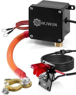 12V 250A Battery Disconnect Switch, Manual Battery Kill Switch | For Car Truck RV Boat, Power Cut Off with 9.84Ft Cable & Rocker Panel, Waterproof Security & Safe Maintenance 12V 250A Battery Disconnect Switch, Manual Battery Kill Switch | For Car Truck RV Boat, Power Cut Off with 9.84Ft Cable & Rocker Panel, Waterproof Security & Safe Maintenance