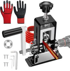 Manual Wire Stripping Machine Gauge Wire 0.06-1'', Scrapping Copper Wire Stripper with Replacement Blades, Drill Powered Hand Crank Wire Stripper Tool for Scrap Copper Recycling Manual Wire Stripping Machine Gauge Wire 0.06-1'', Scrapping Copper Wire Stripper with Replacement Blades, Drill Powered Hand Crank Wire Stripper Tool for Scrap Copper Recycling