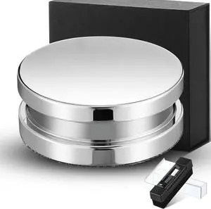 26.8 Ounce/ 760 Gram Record Weight Stabilizer with Brush Gift Box,Silver | Turntable Clamp Heavy Weight High Mass Steel Lp Disc Vinyl Record Player Accessory for Vibration Damping Christmas Favor Gift 26.8 Ounce/ 760 Gram Record Weight Stabilizer with Brush Gift Box,Silver | Turntable Clamp Heavy Weight High Mass Steel Lp Disc Vinyl Record Player Accessory for Vibration Damping Christmas Favor Gift