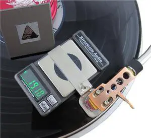 Precision Record Level Digital Turntable Stylus Force Scale Gauge for Tonearm Phono Cartridge VTF, 0.005g Resolution (Graphite) Precision Record Level Digital Turntable Stylus Force Scale Gauge for Tonearm Phono Cartridge VTF, 0.005g Resolution (Graphite)