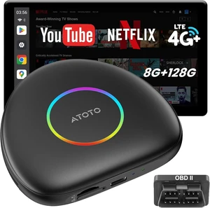 Magic AI Box Wireless CarPlay & Android Auto Adapter with 4G LTE | 8GB+128GB | GPS | Full Android OS | OBD II, Compatible with Wired Factory CarPlay & Android Auto, Supports YouTube/Netflix Magic AI Box Wireless CarPlay & Android Auto Adapter with 4G LTE | 8GB+128GB | GPS | Full Android OS | OBD II, Compatible with Wired Factory CarPlay & Android Auto, Supports YouTube/Netflix