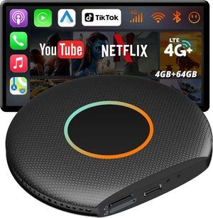DriveChat AI Magic Box CarPlay/Android Auto Wireless Adapter with GPS/Dual Bluetooth, Supports Netflix/YouTube/TikTok DriveChat AI Magic Box CarPlay/Android Auto Wireless Adapter with GPS/Dual Bluetooth, Supports Netflix/YouTube/TikTok