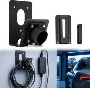 Wall Mount Holder Kit for BMW 61905A13A62 Flexible Fast Charger 2.0 | PETG + Metal with Cable Organizer Plug Holster Storage Box, Indoor/Outdoor Use (Charger Not Included) Wall Mount Holder Kit for BMW 61905A13A62 Flexible Fast Charger 2.0 | PETG + Metal with Cable Organizer Plug Holster Storage Box, Indoor/Outdoor Use (Charger Not Included)