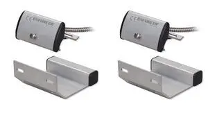 SM-4201-LQ Pack of 2 Track-Mount Overhead Door Magnetic Contact Switches, Rugged Aluminum Housing, 36" Wire Leads, for Closed-Loop Circuits, 3" Gap, Weatherproof, Mounting Bracket Included SM-4201-LQ Pack of 2 Track-Mount Overhead Door Magnetic Contact Switches, Rugged Aluminum Housing, 36" Wire Leads, for Closed-Loop Circuits, 3" Gap, Weatherproof, Mounting Bracket Included