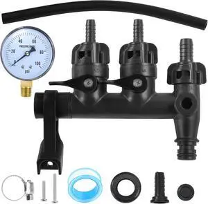 Sprayer Manifold Kit(Replace for 7771967), Compatible with Fimco Current and Previous Sprayers, Leak-Proof with Quick Connect and Integrated Shut-Off Valves (9.8") Sprayer Manifold Kit(Replace for 7771967), Compatible with Fimco Current and Previous Sprayers, Leak-Proof with Quick Connect and Integrated Shut-Off Valves (9.8")