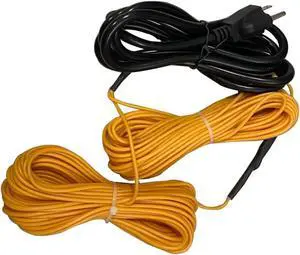 98Ft Soil Heating Cable for Greenhouse 200 W Electric Carbon Fiber Soil Heat Cable with Thermostat for Plant Soil Garden, Cold Frame (Temperature 131°F) 98Ft Soil Heating Cable for Greenhouse 200 W Electric Carbon Fiber Soil Heat Cable with Thermostat for Plant Soil Garden, Cold Frame (Temperature 131°F)