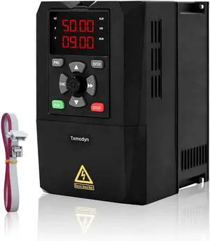1.5KW 1HP VFD Variable Frequency Drive, 380V 3 Phase Input & Output, 3.8A Inverter for Spindle Motor, CNC , Pump & Fan Speed Control (03200Hz) 1.5KW 1HP VFD Variable Frequency Drive, 380V 3 Phase Input & Output, 3.8A Inverter for Spindle Motor, CNC , Pump & Fan Speed Control (03200Hz)