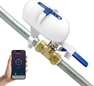WiFi Smart Water Valve Controller, Remote Shutoff for 1/2 to 1 in Pipe | WiFi version, Remote water shutoff, Alexa and Google voice control, Smart Life app WiFi Smart Water Valve Controller, Remote Shutoff for 1/2 to 1 in Pipe | WiFi version, Remote water shutoff, Alexa and Google voice control, Smart Life app