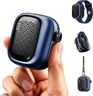 Wearable Bluetooth Speaker, 43g Mini Clip-On Bluetooth Speaker, 3 Wearable Ways, 20H Playtime Dustproof Multi Pairing Stereo Speaker for Hiking, Swimming, Shower, Outdoor Activities(Blue) Wearable Bluetooth Speaker, 43g Mini Clip-On Bluetooth Speaker, 3 Wearable Ways, 20H Playtime Dustproof Multi Pairing Stereo Speaker for Hiking, Swimming, Shower, Outdoor Activities(Blue)