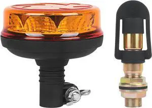1Pcs Led Beacon Light Amber Strobe Lights with I Shape Metal Bracket | 12V 24V Warning/Strobe Flashing with 6 Modes, for Trucks Snow Plow, Plow, Construction, Vehicle 1Pcs Led Beacon Light Amber Strobe Lights with I Shape Metal Bracket | 12V 24V Warning/Strobe Flashing with 6 Modes, for Trucks Snow Plow, Plow, Construction, Vehicle