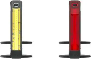 Knog Plus Twinpack USB Rechargeable Front & Rear Bike Light Black | USB rechargeable front and rear light set with 450 m visibility, IP66 waterproof and versatile mounting Knog Plus Twinpack USB Rechargeable Front & Rear Bike Light Black | USB rechargeable front and rear light set with 450 m visibility, IP66 waterproof and versatile mounting