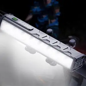 Bike Lights, 17 LED 4800 Lumen Bicycle Light with 4 Modes, 10000mAh USB Rechargeable Bike Light, Bike Headlight with Digital Power Display, Wide Beam Bike Lights for Night Riding Bike Lights, 17 LED 4800 Lumen Bicycle Light with 4 Modes, 10000mAh USB Rechargeable Bike Light, Bike Headlight with Digital Power Display, Wide Beam Bike Lights for Night Riding