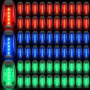 30/60/100 Pcs LED Running Light Bulk | High Visibility Strobe for Nighttime Safety, Reflective Clip Design for Helmets Bikes, Flashing Accessories Runners Cyclist 30/60/100 Pcs LED Running Light Bulk | High Visibility Strobe for Nighttime Safety, Reflective Clip Design for Helmets Bikes, Flashing Accessories Runners Cyclist