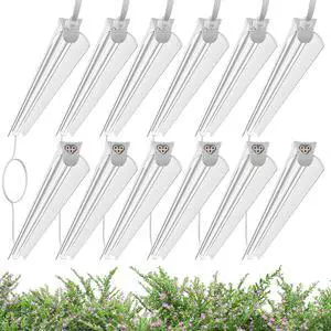 4FT Grow Lights for Indoor Plants,T8 5000K Full Spectrum Plant Light,540W(12 x 45W),LED Grow Light Strips whit Timer, Aluminum Reflector,Linkable,Plant Growing Lamp Fixture for Greenhouse Indoor 12pcs 4FT Grow Lights for Indoor Plants,T8 5000K Full Spectrum Plant Light,540W(12 x 45W),LED Grow Light Strips whit Timer, Aluminum Reflector,Linkable,Plant Growing Lamp Fixture for Greenhouse Indoor 12pcs