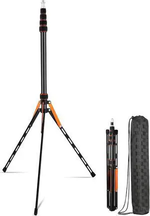 Extendable Travel Light Stand 7.2ft / 2.2m Sturdy Aluminum Alloy Light Weight Adjustable Portable Tripod with Carry Bag for Photography Studio Outdoor Shooting Speedlight Flash Reflector Ring Light Extendable Travel Light Stand 7.2ft / 2.2m Sturdy Aluminum Alloy Light Weight Adjustable Portable Tripod with Carry Bag for Photography Studio Outdoor Shooting Speedlight Flash Reflector Ring Light