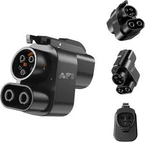 AFI | NACS to CCS1 Adapter for Tesla Superchargers 500A 1000V DC Fast Charging, Compatible with Ford, Rivian, GM, Polestar, Volvo EVs Level 3 Charging, Plug & Play, Dual Safety Lock AFI | NACS to CCS1 Adapter for Tesla Superchargers 500A 1000V DC Fast Charging, Compatible with Ford, Rivian, GM, Polestar, Volvo EVs Level 3 Charging, Plug & Play, Dual Safety Lock
