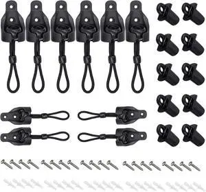 Sunshade Replacement Accessories, Bungee End Cap Kit Black 5 Sets | Suitable for Coolaroo External Roller Blinds, coolaroo replacement parts,coolaroo bungee tie down Sunshade Replacement Accessories, Bungee End Cap Kit Black 5 Sets | Suitable for Coolaroo External Roller Blinds, coolaroo replacement parts,coolaroo bungee tie down