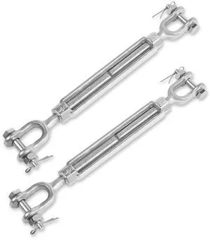 2Pack Heavy Duty Turnbuckle 1/2*6 Inch,2200 lbs Working Load Limit, Weather Resistant,Hot Dipped Galvanized Steel Jaw and Jaw Turnbuckle for Tractor, Wire Rope Tension, Sun Shade Tent, Treehouse, Deck 2Pack Heavy Duty Turnbuckle 1/2*6 Inch,2200 lbs Working Load Limit, Weather Resistant,Hot Dipped Galvanized Steel Jaw and Jaw Turnbuckle for Tractor, Wire Rope Tension, Sun Shade Tent, Treehouse, Deck