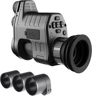 Oneleaf.ai Commander NV100 Digital Night Vision Goggle, Clip on Night Vision Monocular for Hunting/Observations, 1080P FHD, 328 Yards Clear Nighttime Viewing Range-16mm Oneleaf.ai Commander NV100 Digital Night Vision Goggle, Clip on Night Vision Monocular for Hunting/Observations, 1080P FHD, 328 Yards Clear Nighttime Viewing Range-16mm