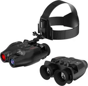 Night Vision Goggles Head Mounted for Adults,984FT Rechargeable Infrared Digital Binoculars,5X Digital Zoom, Hands Free Night-Vision Goggles with 32GB TF Card, Photo & Video Capture,Head Strap Night Vision Goggles Head Mounted for Adults,984FT Rechargeable Infrared Digital Binoculars,5X Digital Zoom, Hands Free Night-Vision Goggles with 32GB TF Card, Photo & Video Capture,Head Strap