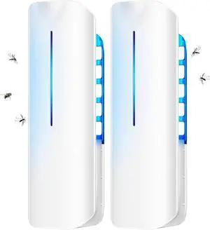 Fruit Fly Traps Indoor for Home: Plug in Mosquito Bug Zapper | Gnat Moth Catcher with 9W Night UV Light, 2 Devices 20 Sticky Glue Board Refills for Indoors Flying Insect Trap Fruit Fly Traps Indoor for Home: Plug in Mosquito Bug Zapper | Gnat Moth Catcher with 9W Night UV Light, 2 Devices 20 Sticky Glue Board Refills for Indoors Flying Insect Trap