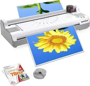 Lamtetur Thermal Laminator Machine11X17 with 70Letter Size Laminating Sheet | 13inch Wide Laminating Hot&Cold Setting,A3 Lamination Laminated 3-5mil,Office Home School Teacher,Paper Cutter Lamtetur Thermal Laminator Machine11X17 with 70Letter Size Laminating Sheet | 13inch Wide Laminating Hot&Cold Setting,A3 Lamination Laminated 3-5mil,Office Home School Teacher,Paper Cutter