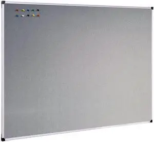 XBoard Bulletin Board Grey Fabric 48 x 36 inch| Wall Mounted Fabric Message Notice Board Sliver Aluminum Framed for Home Office School XBoard Bulletin Board Grey Fabric 48 x 36 inch| Wall Mounted Fabric Message Notice Board Sliver Aluminum Framed for Home Office School