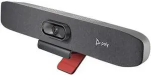 Poly Studio R30 4K Video Conference System - Camera, Mic, and Speaker Bar for Small Rooms - Presenter Tracking, NoiseBlockAI, Framing - Plug & Play - Works w/Teams, Zoom & More Poly Studio R30 4K Video Conference System - Camera, Mic, and Speaker Bar for Small Rooms - Presenter Tracking, NoiseBlockAI, Framing - Plug & Play - Works w/Teams, Zoom & More