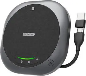 Omni2P Conference Speaker compatible with Zoom 10W for 15-20 Participants | 3A Noise-Canceling 6Mics,90°&360° Voice Pickup Modes, BT 5.3, Wide Compatibility, with Type-c and Dongle Omni2P Conference Speaker compatible with Zoom 10W for 15-20 Participants | 3A Noise-Canceling 6Mics,90°&360° Voice Pickup Modes, BT 5.3, Wide Compatibility, with Type-c and Dongle