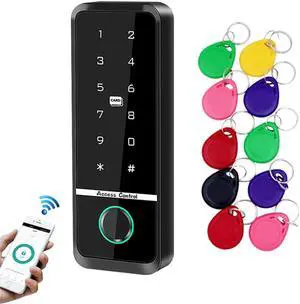 WiFi Access Control Keyboard Fingerprint Door Lock 125Khz EM+13.56Mhz MF RFID Card Reader Controler Keypad Intercom System,Smart Lock Electronic System Work with Tuya App Control Waterproof IP67 WiFi Access Control Keyboard Fingerprint Door Lock 125Khz EM+13.56Mhz MF RFID Card Reader Controler Keypad Intercom System,Smart Lock Electronic System Work with Tuya App Control Waterproof IP67
