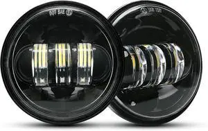 4.5 inch Black LED Auxiliary Spot Fog Passing Lights Lamp for Motorcycles Projector Driving Lamp 4.5 inch Black LED Auxiliary Spot Fog Passing Lights Lamp for Motorcycles Projector Driving Lamp