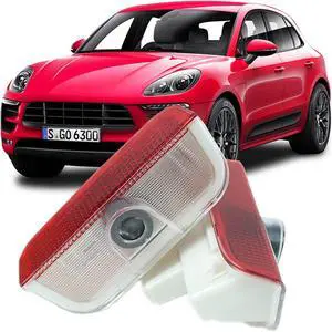 2pcs Never Fade Car LED Door Lights Logo Compatible with 911 992 2019-2025/Cayenne 2019-2025/Taycan 2020-2025,Ghost LED Projector Laser Courtesy Step Shadow Light Accessorie (White+Gold, Style 2) 2pcs Never Fade Car LED Door Lights Logo Compatible with 911 992 2019-2025/Cayenne 2019-2025/Taycan 2020-2025,Ghost LED Projector Laser Courtesy Step Shadow Light Accessorie (White+Gold, Style 2)