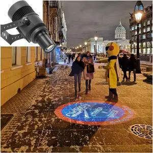 40W Custom GOBO P Led Logo Lights Image for Store Business Outdoor and Indoor I Waterproof with Remote Control (40, Watts) 40W Custom GOBO P Led Logo Lights Image for Store Business Outdoor and Indoor I Waterproof with Remote Control (40, Watts)