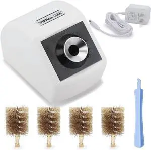 200C Motorized Soldering Iron Tips Copper Cleaner with Infra-red Sensor, 6 Brass Wool Brushes, 12V Power Adapter, and Pry Bar - Compact Soldering Iron Tips Brass Cleaner 200C Motorized Soldering Iron Tips Copper Cleaner with Infra-red Sensor, 6 Brass Wool Brushes, 12V Power Adapter, and Pry Bar - Compact Soldering Iron Tips Brass Cleaner
