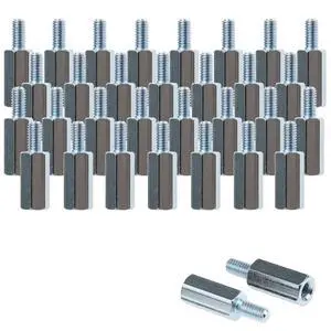 M4x14mm Hex Stainless Steel Standoff Spacer Screw Nut Bolt Set 160pcs | Wall Mount Spacer Adapter for Desktop/Portable Monitor, Motherboard Prototyping Accessories for PCB, Computer & Circuit Board M4x14mm Hex Stainless Steel Standoff Spacer Screw Nut Bolt Set 160pcs | Wall Mount Spacer Adapter for Desktop/Portable Monitor, Motherboard Prototyping Accessories for PCB, Computer & Circuit Board