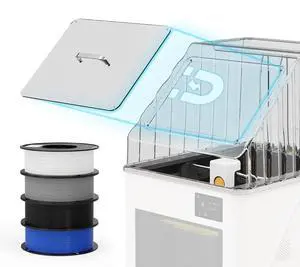 PopCap Clear Top Cover for Snapmaker-U1 with 4KG(2.2lbs×4) PLA Filament, High-Temp Resistant PC Transparent Enclosure Insulated & Dustproof Magnetic Hatch Integrated Tool Tray Reduce 15dB Noise PopCap Clear Top Cover for Snapmaker-U1 with 4KG(2.2lbs×4) PLA Filament, High-Temp Resistant PC Transparent Enclosure Insulated & Dustproof Magnetic Hatch Integrated Tool Tray Reduce 15dB Noise