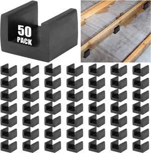 50 Pack U-shape Floor Floaters Epdm Rubber Joist Isolators Sound Isolation Spacers Clips Resilient Floor Decoupler for Recording Studios, Home Theaters & Subfloor Noise Reduction (fits 2" Joists) 50 Pack U-shape Floor Floaters Epdm Rubber Joist Isolators Sound Isolation Spacers Clips Resilient Floor Decoupler for Recording Studios, Home Theaters & Subfloor Noise Reduction (fits 2" Joists)