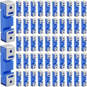 100 Pack Blue Sound Isolation Clips - Full Rubber Sound Blocking Clips for Resilient Channel,Heavy-Duty Support Noise Reduction for Home Studio, Theater, Apartment Walls & Ceilings 100 Pack Blue Sound Isolation Clips - Full Rubber Sound Blocking Clips for Resilient Channel,Heavy-Duty Support Noise Reduction for Home Studio, Theater, Apartment Walls & Ceilings