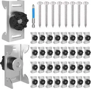 50 Pack Sound Isolation Clips with Mounting Screws | Ceiling Soundproofing for Apartment to Reduce Ceiling Vibration & Noisy Neighbor Issues, Ideal for Home & Office 50 Pack Sound Isolation Clips with Mounting Screws | Ceiling Soundproofing for Apartment to Reduce Ceiling Vibration & Noisy Neighbor Issues, Ideal for Home & Office