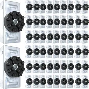 100-Pack Soundproofing Clips, Sound Isolation Clips for Walls and Ceilings, Decoupling Resilient Channel Clips for 7/8" Hat Channel, Noise Reduction for Recording Studio Home Office Apartment 100-Pack Soundproofing Clips, Sound Isolation Clips for Walls and Ceilings, Decoupling Resilient Channel Clips for 7/8" Hat Channel, Noise Reduction for Recording Studio Home Office Apartment