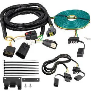 58964 Towed-Vehicle RV Wiring Harness for 2018-2024 Jeep Wrangler JL/JLU, 2020-2024 Jeep Gladiator, 4 Pin RV Dinghy Flat-Towing Wiring Kit 58964 Towed-Vehicle RV Wiring Harness for 2018-2024 Jeep Wrangler JL/JLU, 2020-2024 Jeep Gladiator, 4 Pin RV Dinghy Flat-Towing Wiring Kit