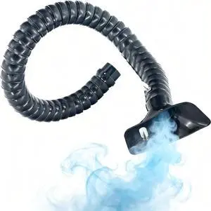 Hard 75mm OD Articulated Hose 3ft (1m) Long Air Extractor Flexible Duct Collector Arm with Hood for Laboratory Laser Engraver Soldering Fume Welding Marking Round Nozzle with Valve Smoke Remove Pipe Hard 75mm OD Articulated Hose 3ft (1m) Long Air Extractor Flexible Duct Collector Arm with Hood for Laboratory Laser Engraver Soldering Fume Welding Marking Round Nozzle with Valve Smoke Remove Pipe