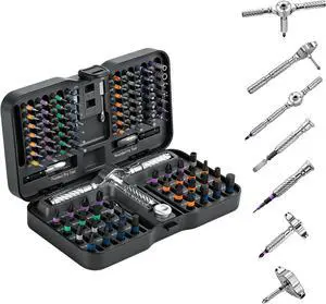 Ratchet Screwdriver Set, magnetic Screwdriver sets, S2 Steel Bits, DIY Combination Flexible Shaft, Suitable for Furniture Assembly, Precision Electrical Appliance Repair, Bicycle Tools Ratchet Screwdriver Set, magnetic Screwdriver sets, S2 Steel Bits, DIY Combination Flexible Shaft, Suitable for Furniture Assembly, Precision Electrical Appliance Repair, Bicycle Tools