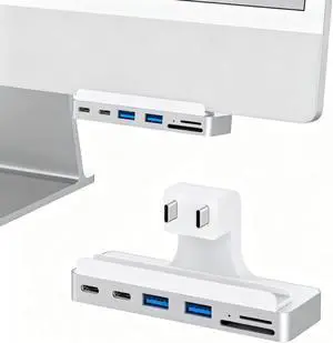 USB C Hub for iMac 24 inch (M1/M3/M4), iMac USB Adapter Multiports with 4K HDMI, Type-C 10Gbps, SD/TF Card Reader USB C Hub for iMac 24 inch (M1/M3/M4), iMac USB Adapter Multiports with 4K HDMI, Type-C 10Gbps, SD/TF Card Reader