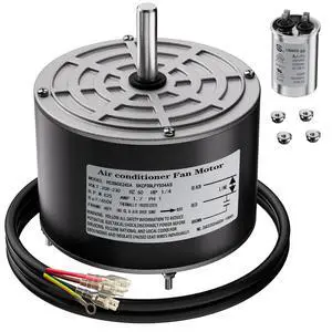 5KCP39LFY534AS Condenser Fan Motor Replacement for Carrier HC39GE242 HC39GE242A HB39GQ232 HB38GE242, 1/4 HP 825 RPM 208-230V 48Y Frame CWLE 5KCP39LFY534AS Condenser Fan Motor Replacement for Carrier HC39GE242 HC39GE242A HB39GQ232 HB38GE242, 1/4 HP 825 RPM 208-230V 48Y Frame CWLE